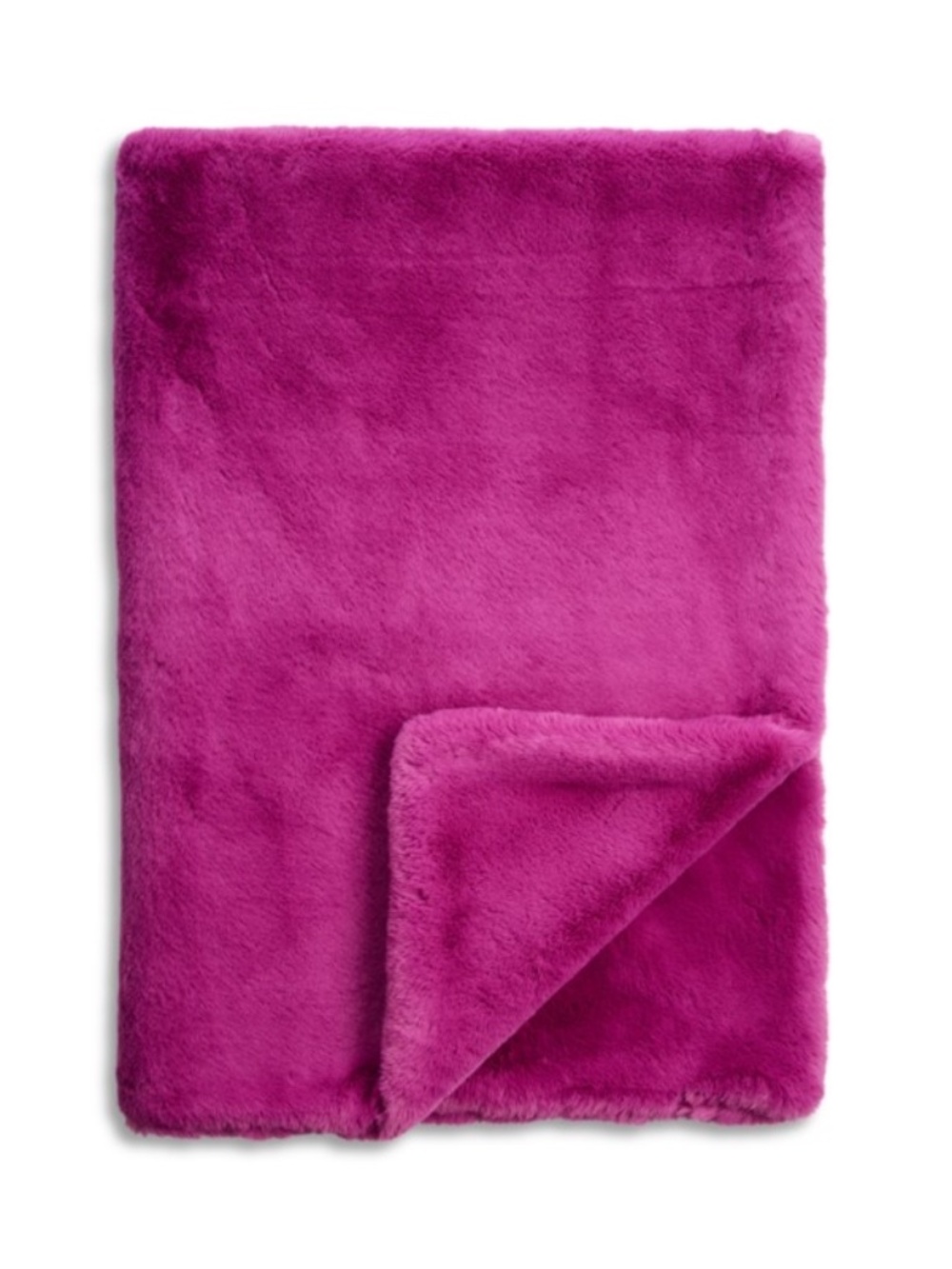 Aqua Double Sided Rex Rabbit Faux Fur Throw 50X70 raspberry 197900259307